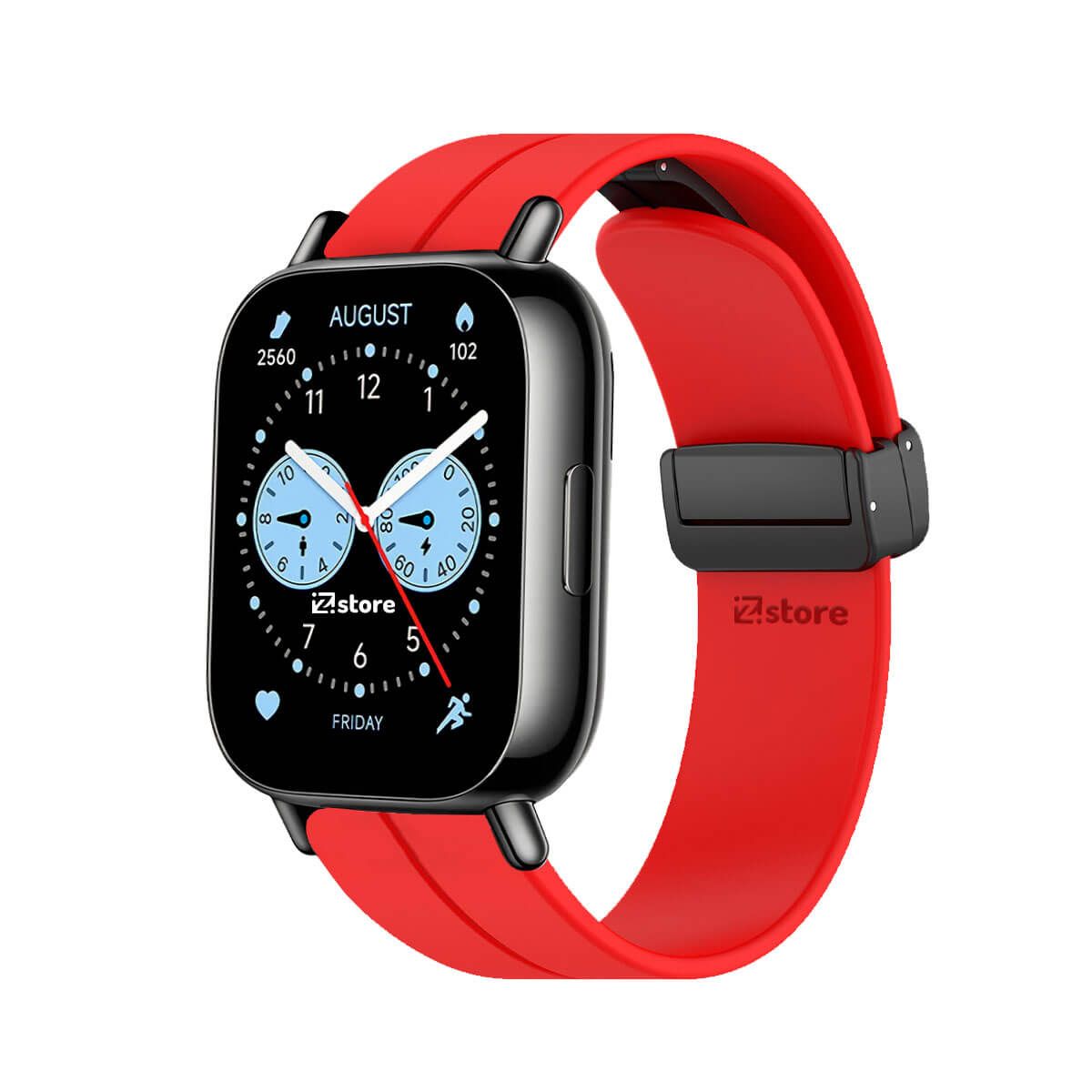 GENERICO - Correa Para Redmi Watch 5 Lite Broche Magnético Rojo