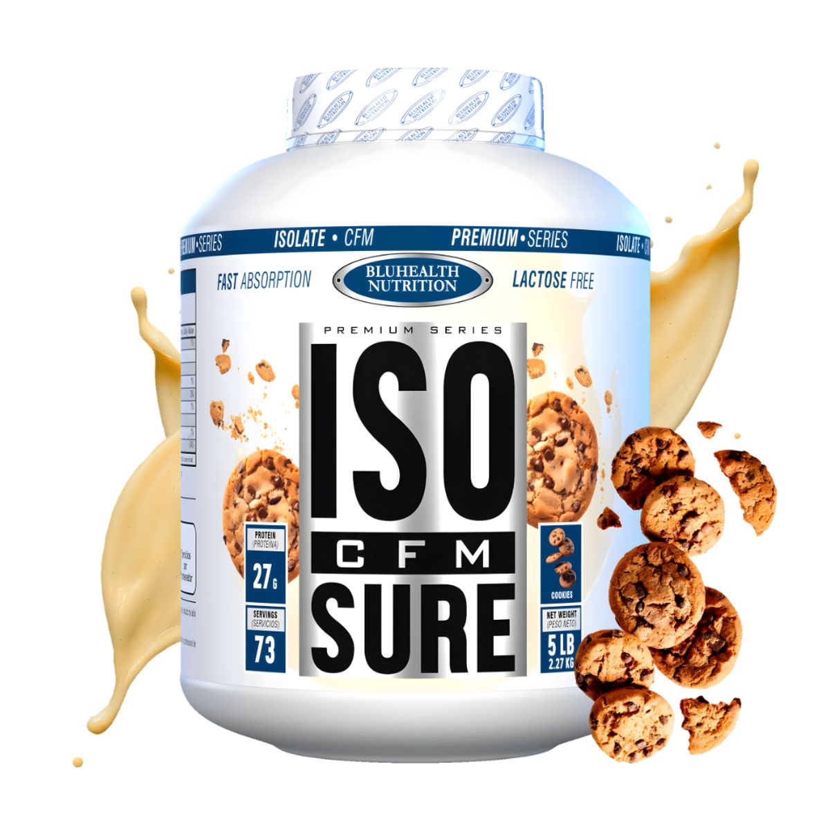 GENERICO - ISO CFM SURE 5 LB Bluhealth Nutrition - Cookie and Cream