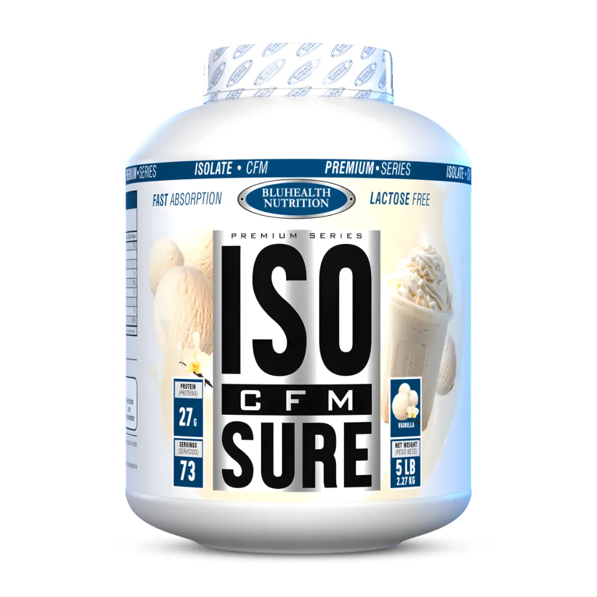 GENERICO - ISO CFM SURE 5 LB Bluhealth Nutrition - Vainilla