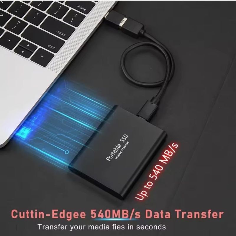 GENERICO - Disco Duro Externo de 16TB SSD - Gran Almacenamiento