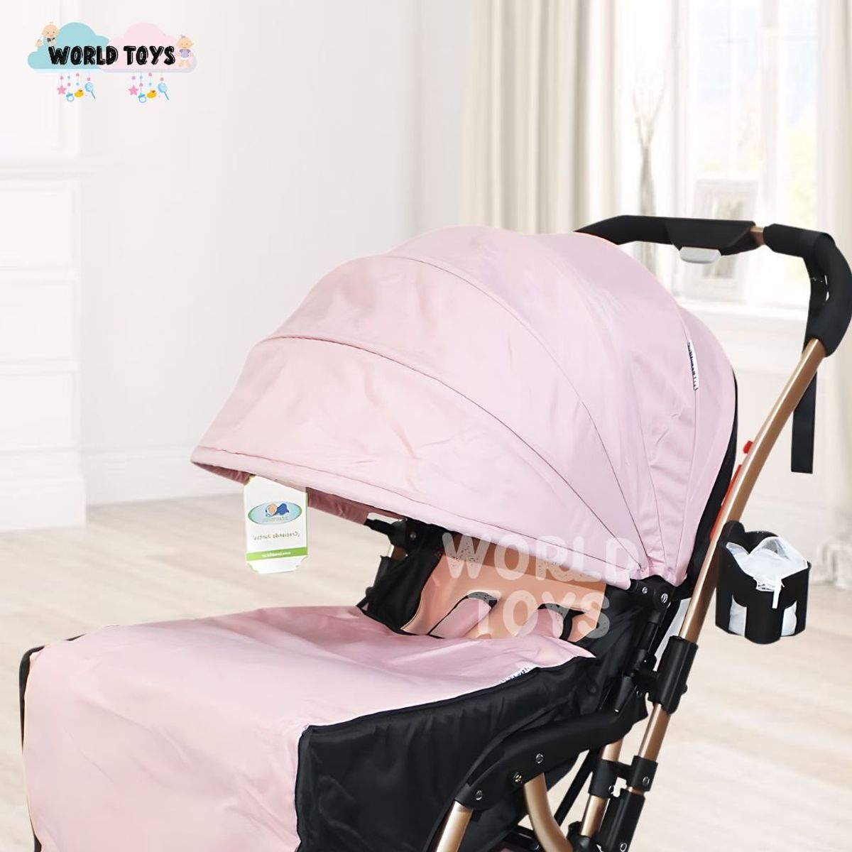 BEAUTIFUL - Coche Cuna de Paseo Beautiful «MOOI» Pink