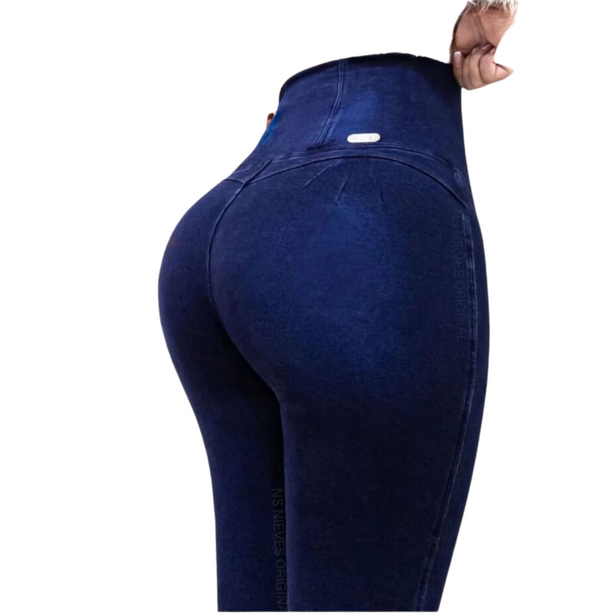 GENERICO - Jeans Pantalón Fresh Terry  Mujer Fajero Reductor Levanta Cola