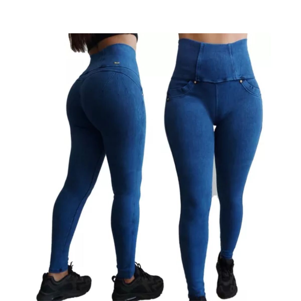 GENERICO - Jeans Pantalón Fresh Terry  Mujer Fajero Reductor Levanta Cola