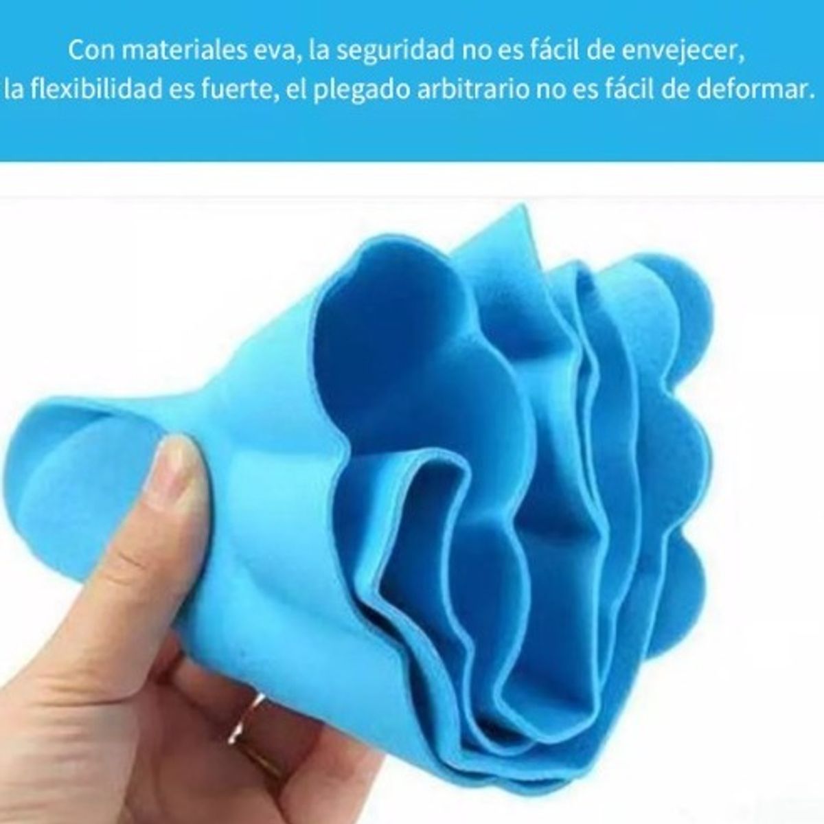 GENERICO - Gorro de baño para bebés Con Protector De Orejas Celeste