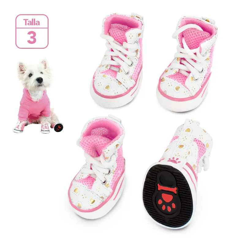 KELLER - Zapatos para Perros Mascotas Antideslizante RS Talla 3 JJ3