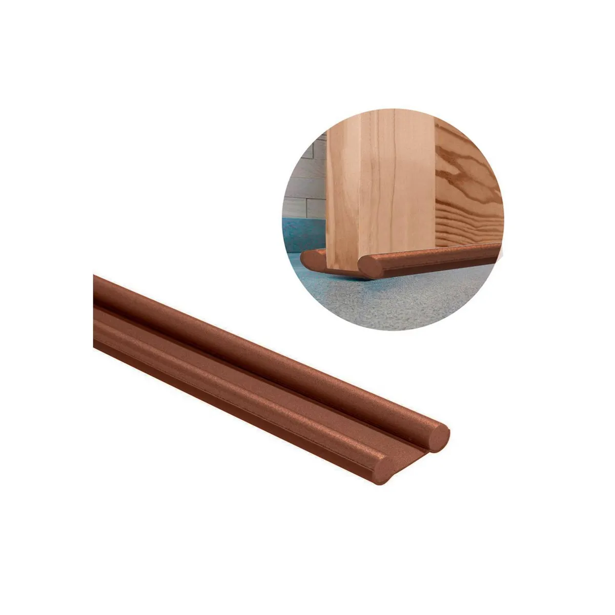 GENERICO - Protector Espuma Burlete Para Puerta Bloqueador Polvo Suciedad