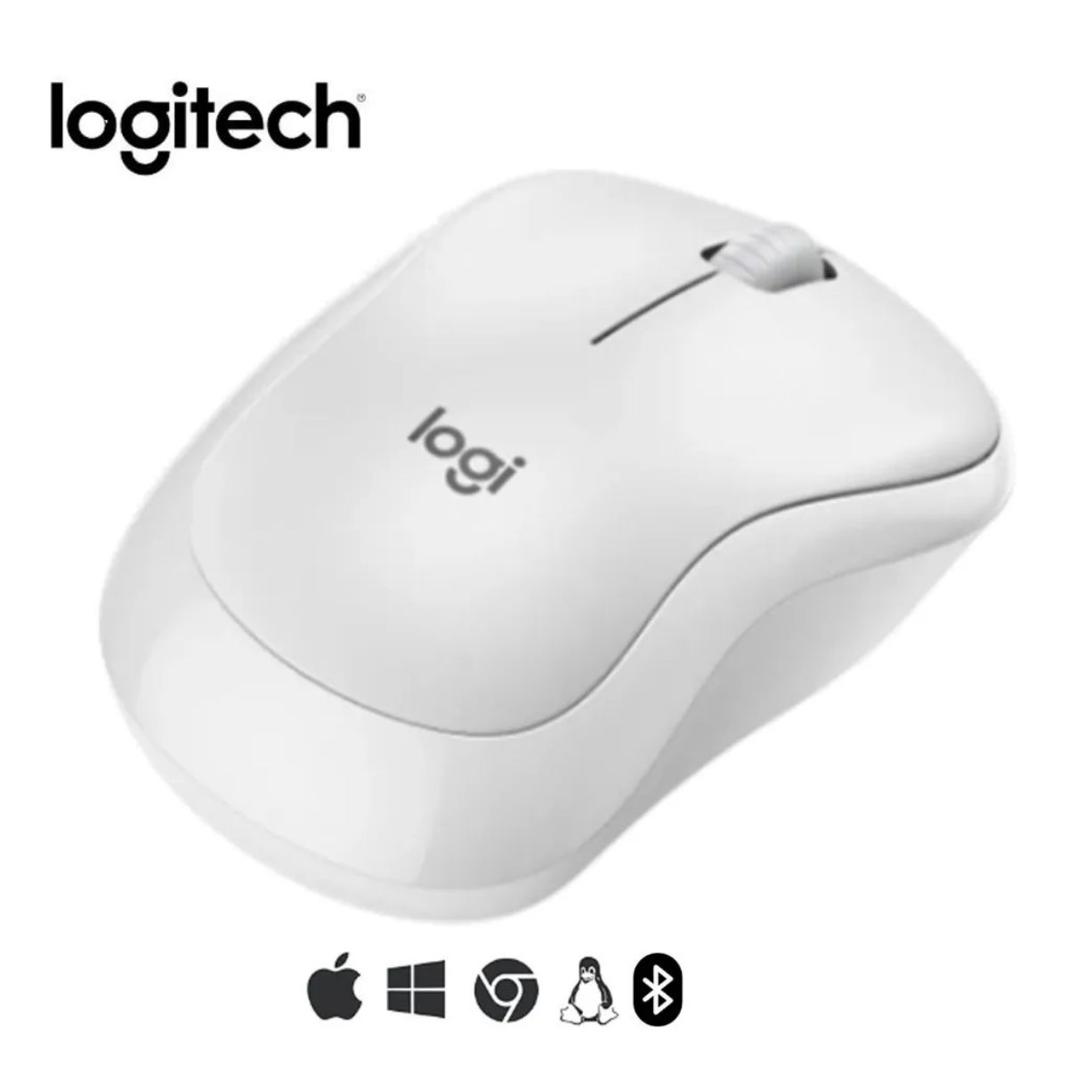 LOGITECH - MOUSE LOGITECH M240 SILENT WIRELESS BT WHITE