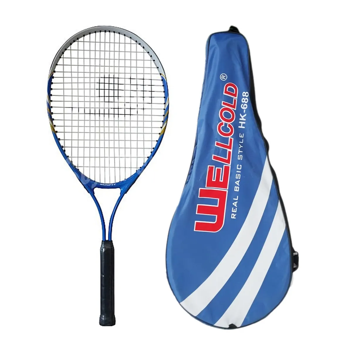 GENERICO - RAQUETA DE TENIS ALUMINIO WELLCOLD PARA ADULTO AZUL