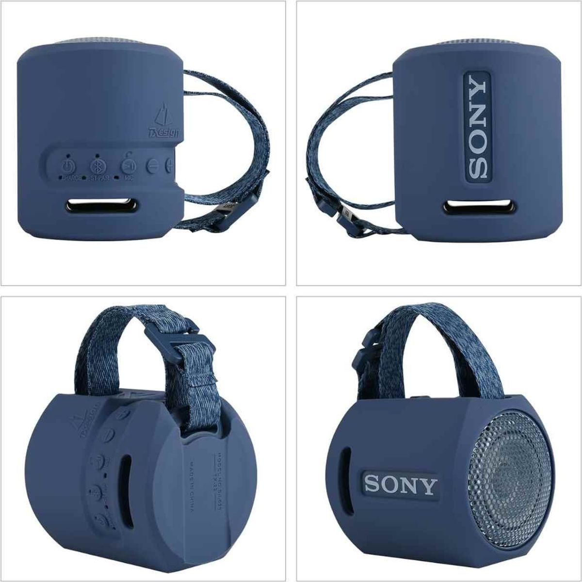 GENERICO - FUNDA CASE PROTECTOR SILICONA PARA SONY SRS XB13 AZUL