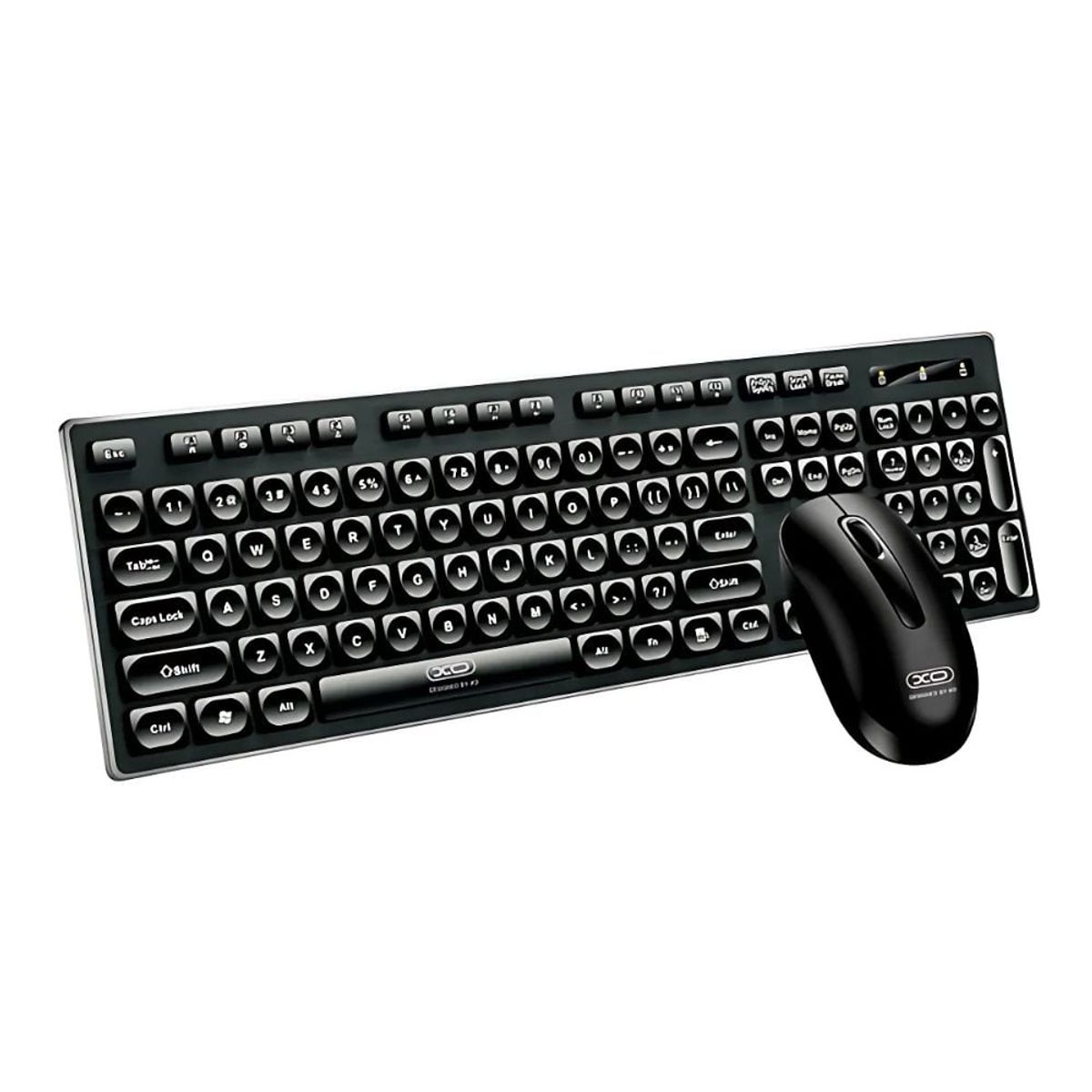 GENERICO - TECLADO Y MOUSE INALÁMBRICOS XO-KB-02 WIRELESS COMBO 2.4 G