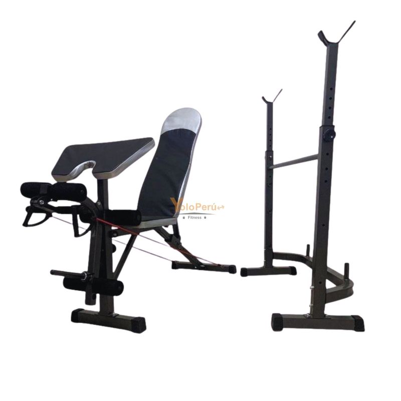 GENERICO - BANCA PLOMA CON RACK DESMONTABLE