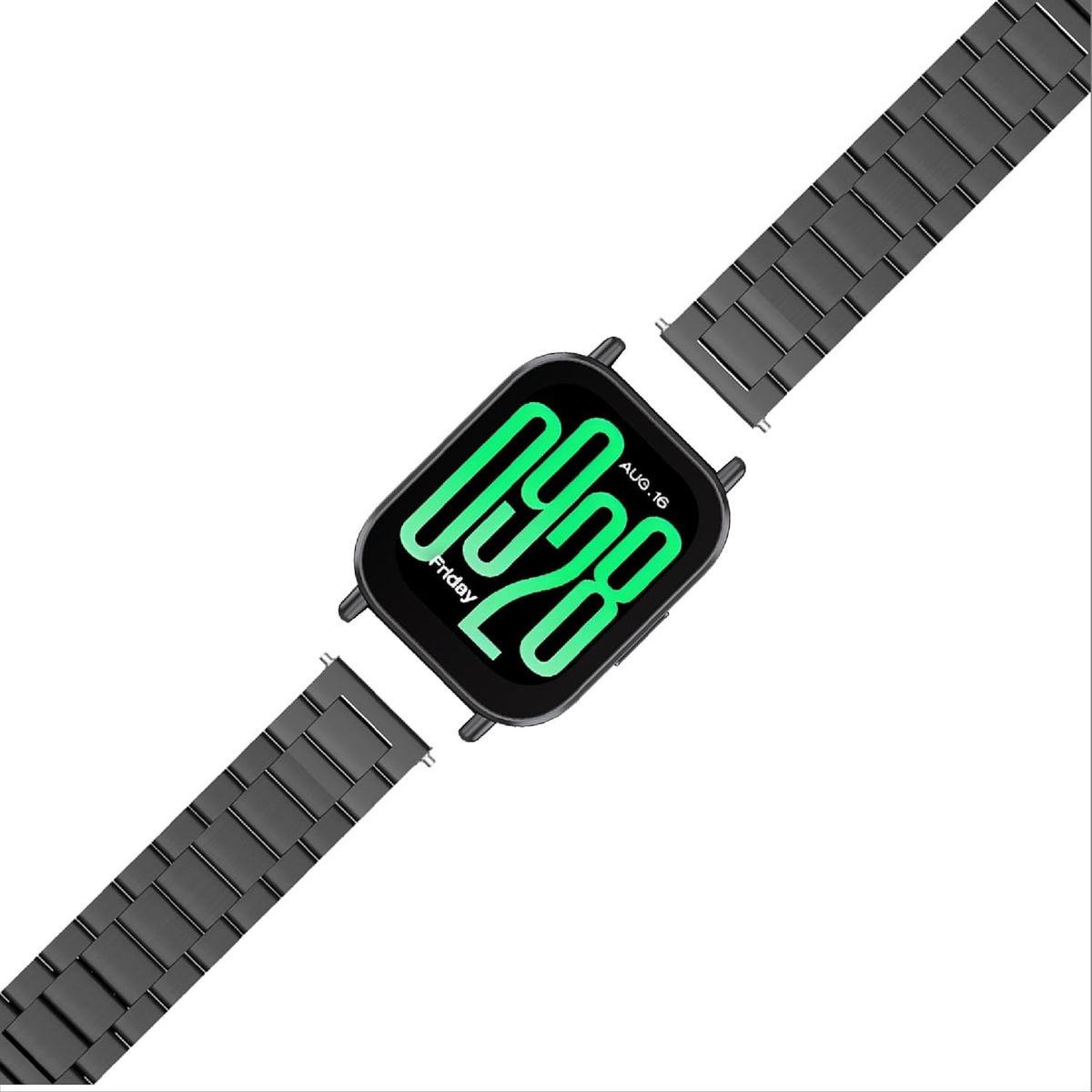 GENERICO - Correa Eslabon Para Redmi Watch 5 Active - Negro