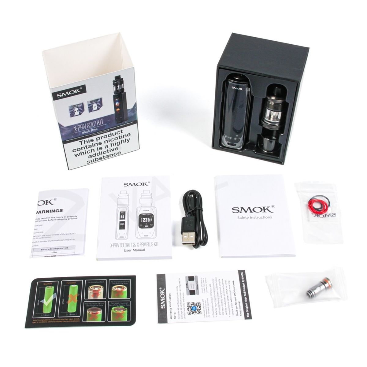 SMOK - SMOK X-PRIV SOLO Kit 80W, 3,5 ml - Diseño: BLACK SHELL