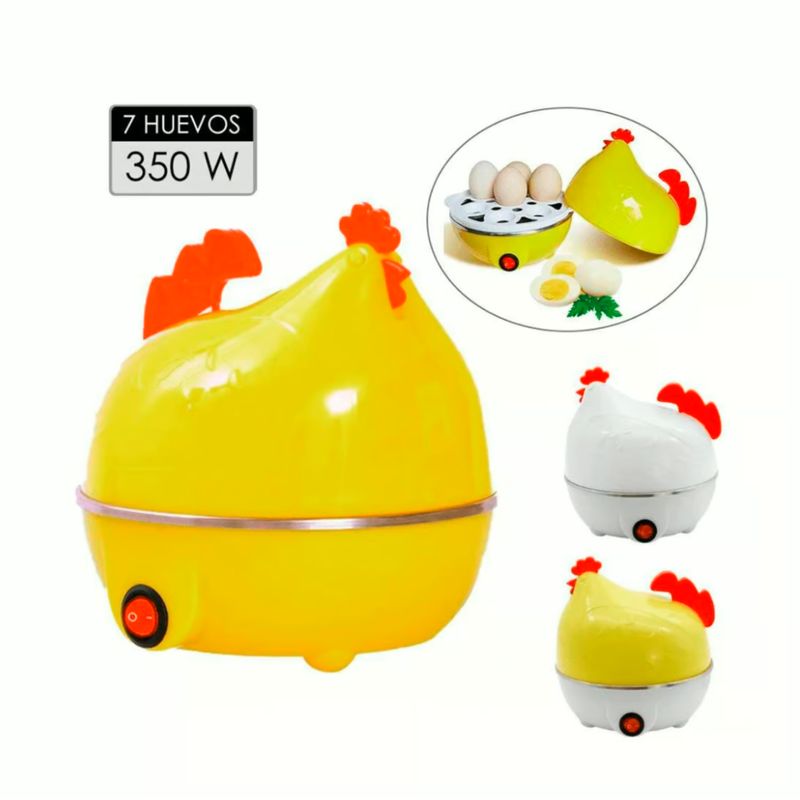 GENERICO - Gallina Hervidor de Huevos Eléctrico Super Prac