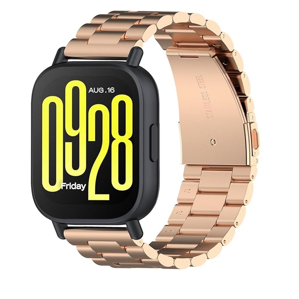 GENERICO - Correa Eslabon Para Redmi Watch 5 Active - Oro Rosa