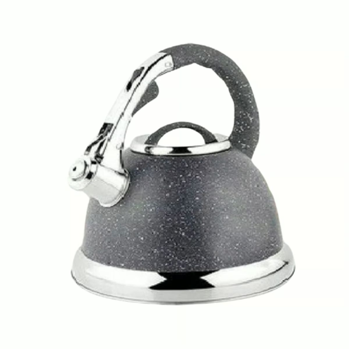 GENERICO - Tetera Silbadora Acero Inoxidable 3.5 lt Negro