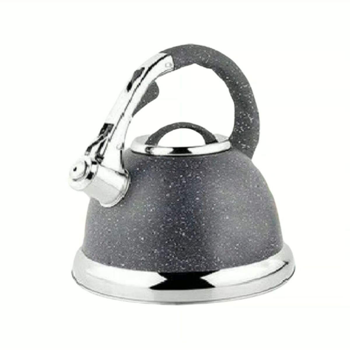 GENERICO - Tetera Silbadora Acero Inoxidable 3.5 lt Negro
