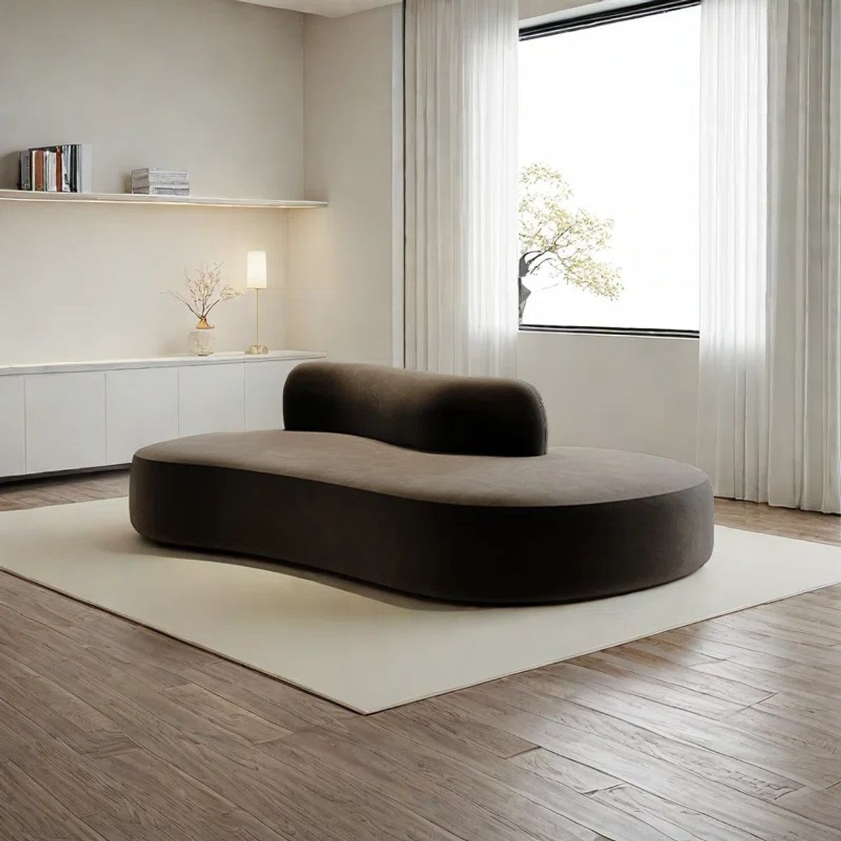 GENERICO - Sofá Gabo Curvo - Negro