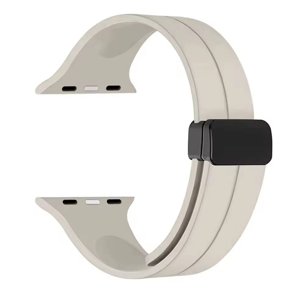 GENERICO - CORREA DE SILICONA PARA WATCH 38-40-41-42 mm SERIE 10 STARLIGHT