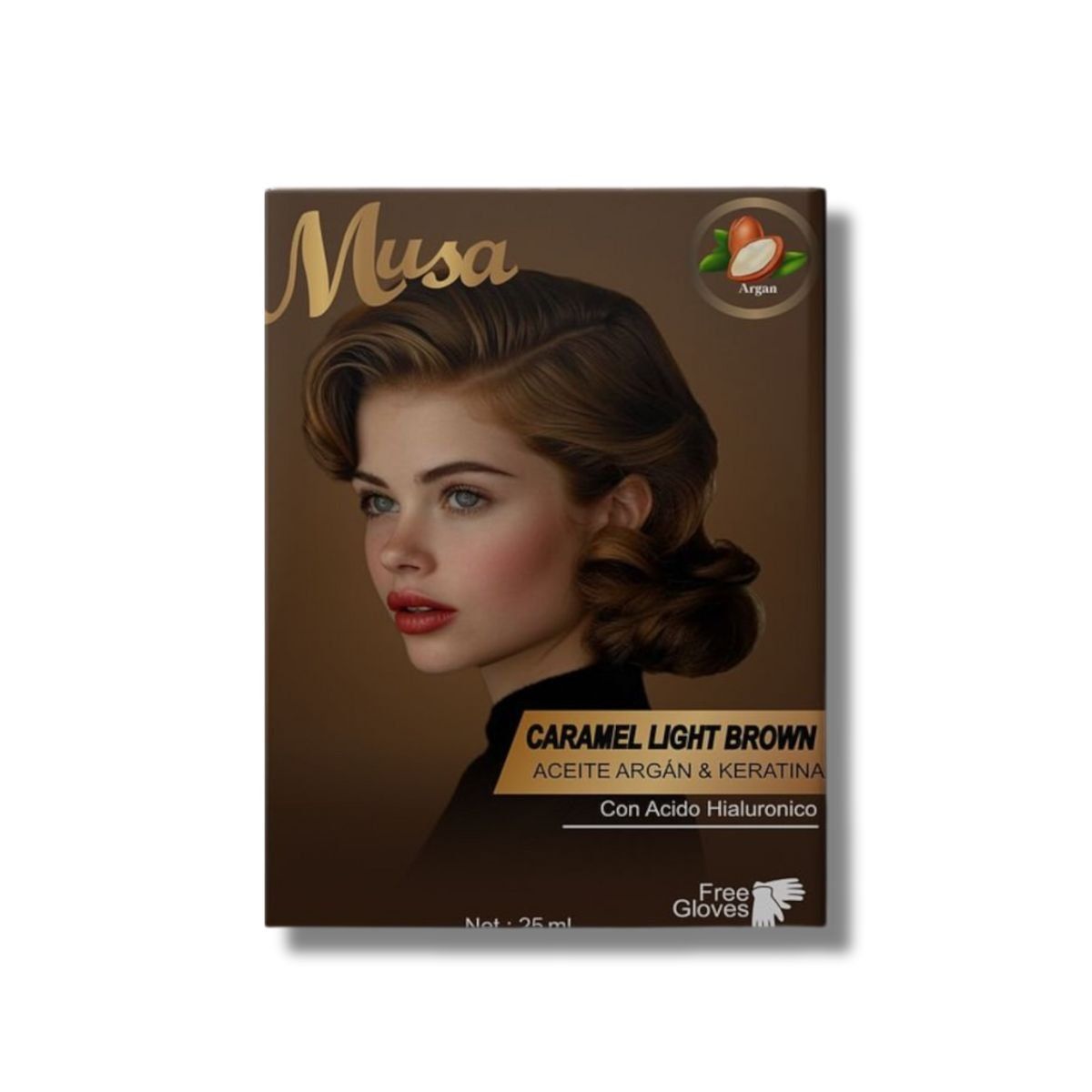 GENERICO - Shampoo Tinte Cabello Caramelo Musa Brown Hair