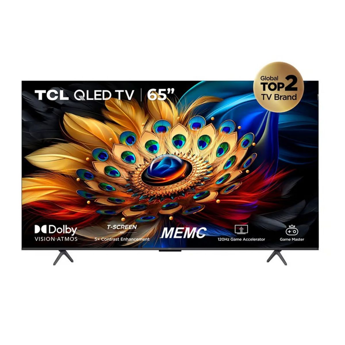 TCL - Televisor TCL 65 65C655 QLED Google TV 4K Ultra HD
