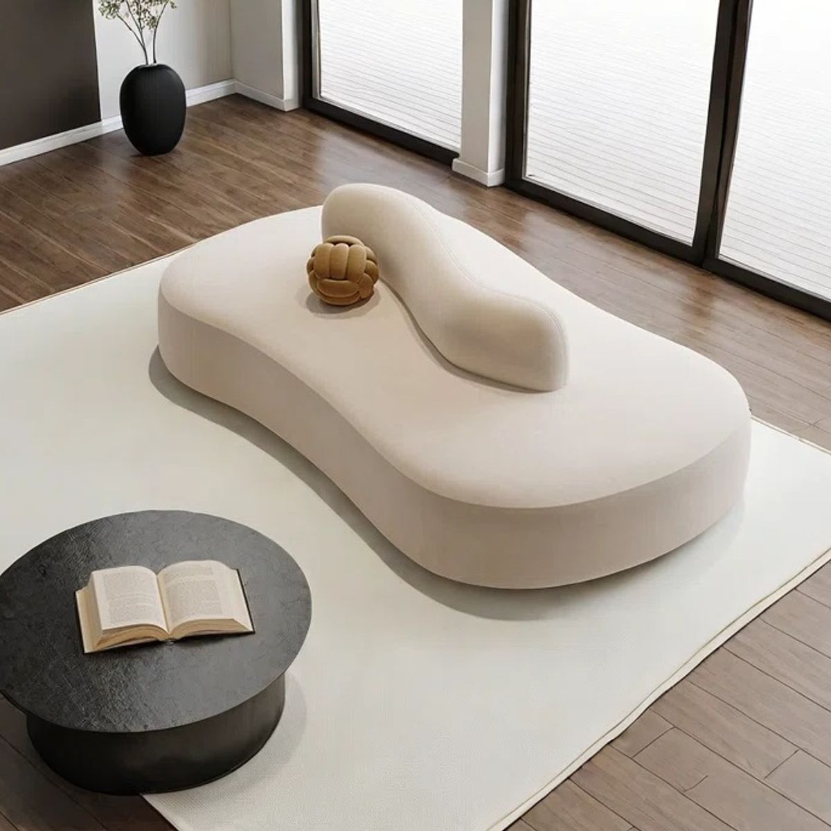 GENERICO - Sofá Gabo Curvo - Beige Claro