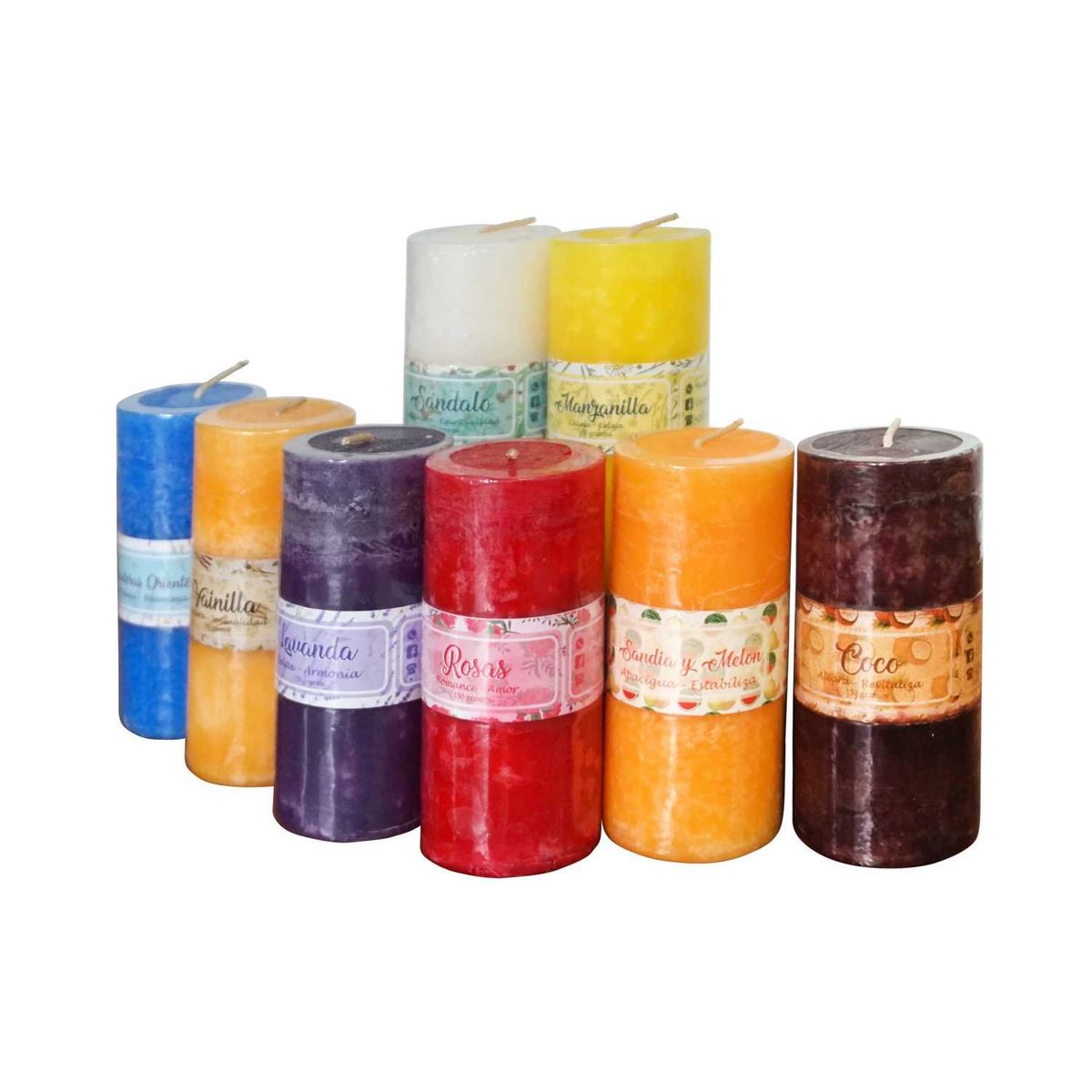 GENERICO - VELAS AROMÁTICAS 150GR X 12 UNID