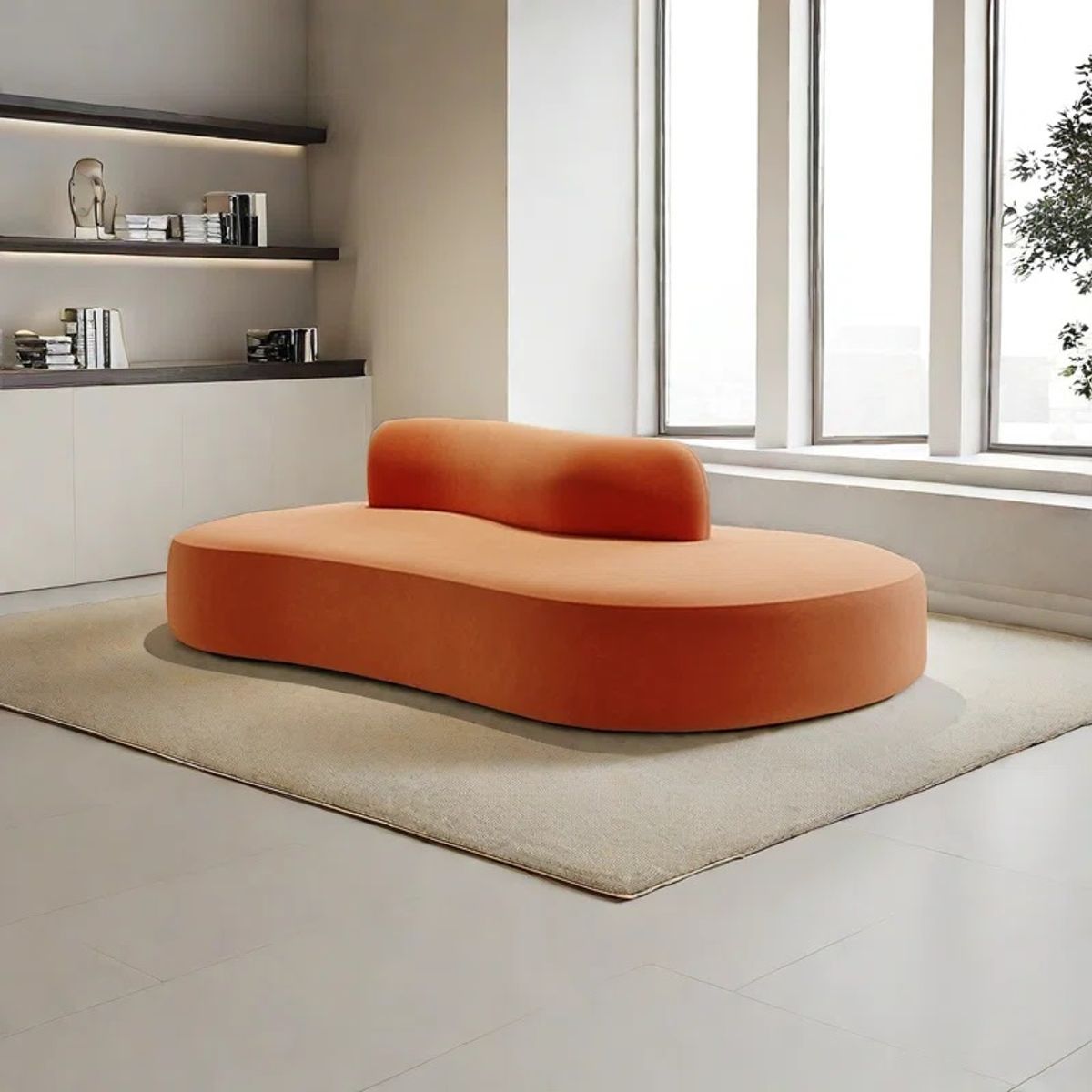 GENERICO - Sofá Gabo Curvo - Naranja