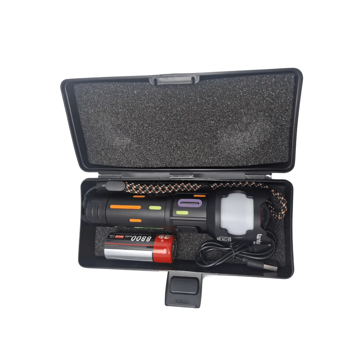 ROHS - Potente linterna táctica recargable LANTUN