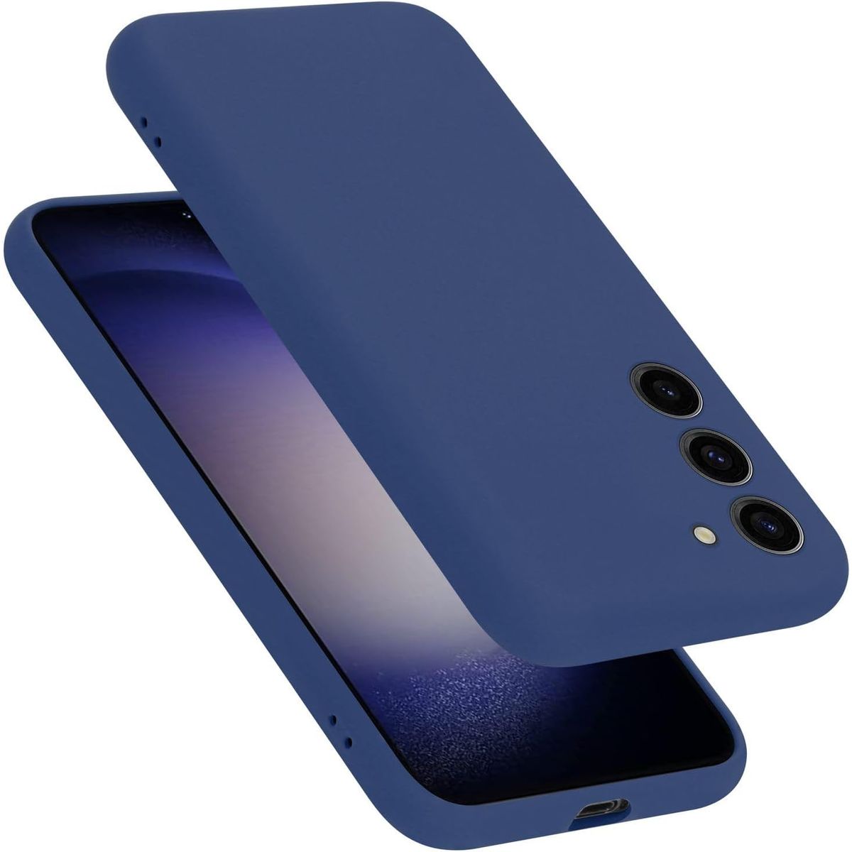 GENERICO - Case Silicona para Samsung S25 - Azul