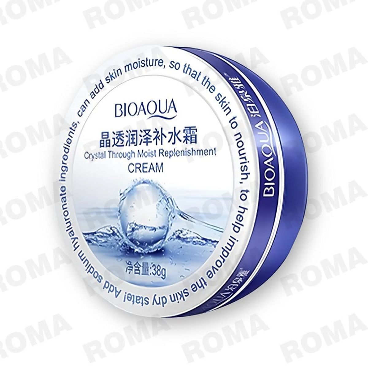 BIOAQUA - CREMA HIDRATANTE DE ACIDO HIALURÓNICO 38G