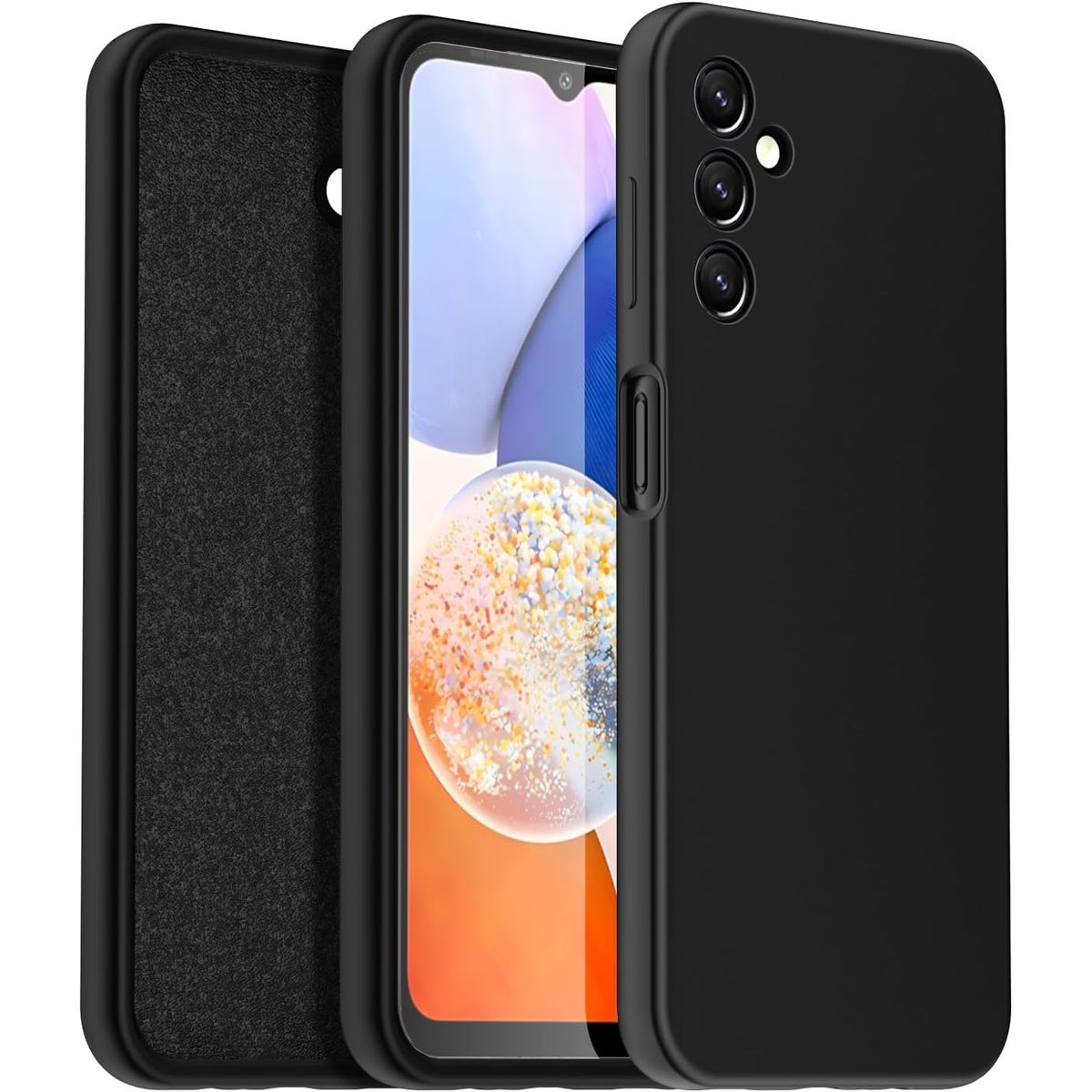 GENERICO - Case Silicona para Samsung S25 Plus - Negro