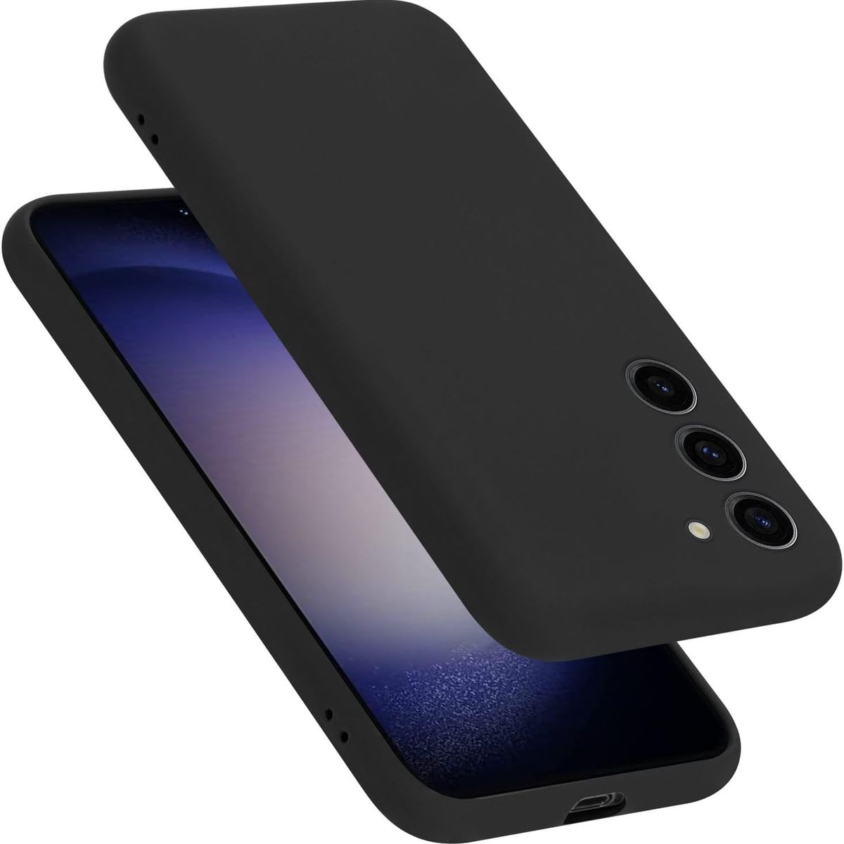 GENERICO - Case Silicona para Samsung S25 Plus - Negro