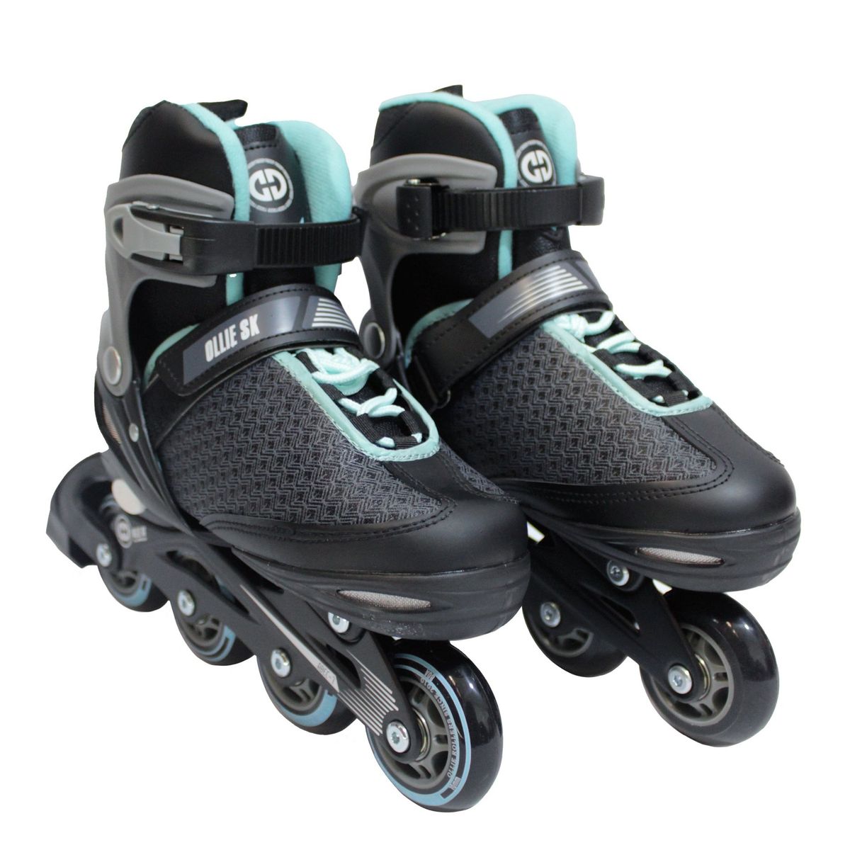 OLLIE - Patines Ollie Lineales Regulable Medium Celeste 34-37