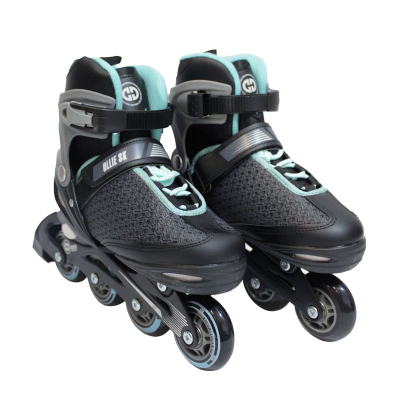 OLLIE - Patines Ollie Lineales Regulable Medium Celeste 34-37