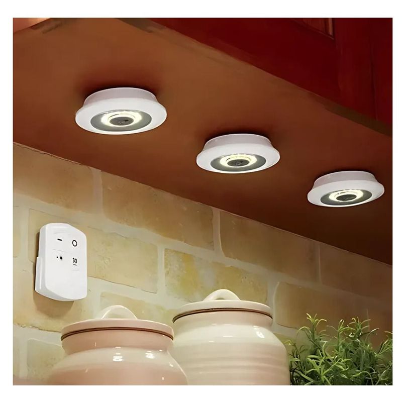 GENERICO - Foco Led Inalámbrico Con Control Remoto 1 pieza