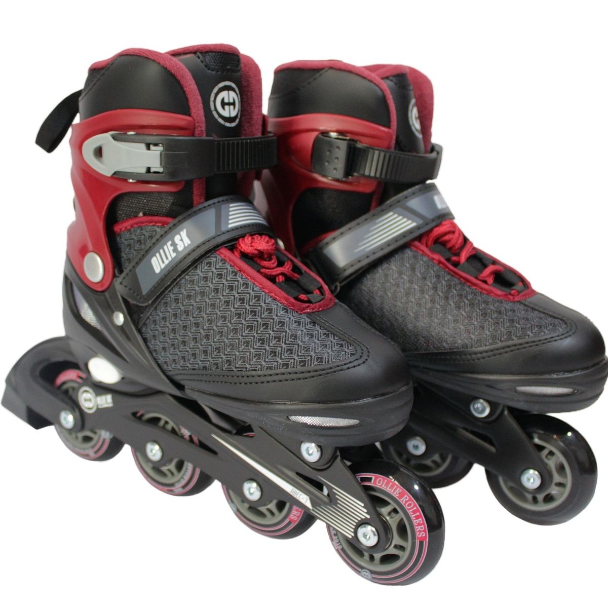 OLLIE - Patines Ollie Lineales Regulable Large Vino 38-41