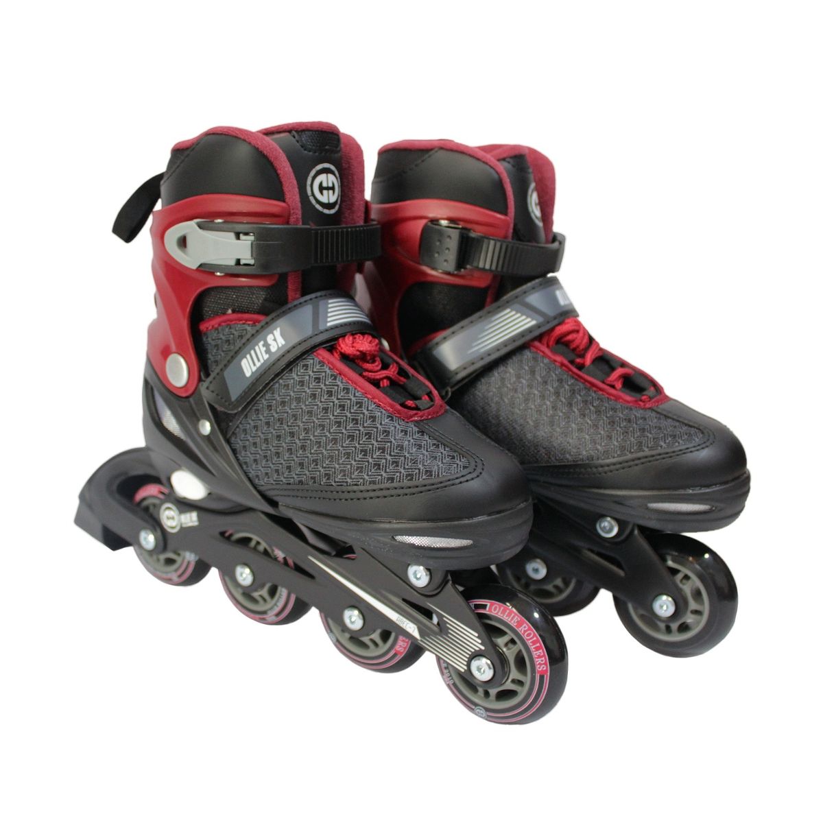 OLLIE - Patines Ollie Lineales Regulable Large Vino 38-41