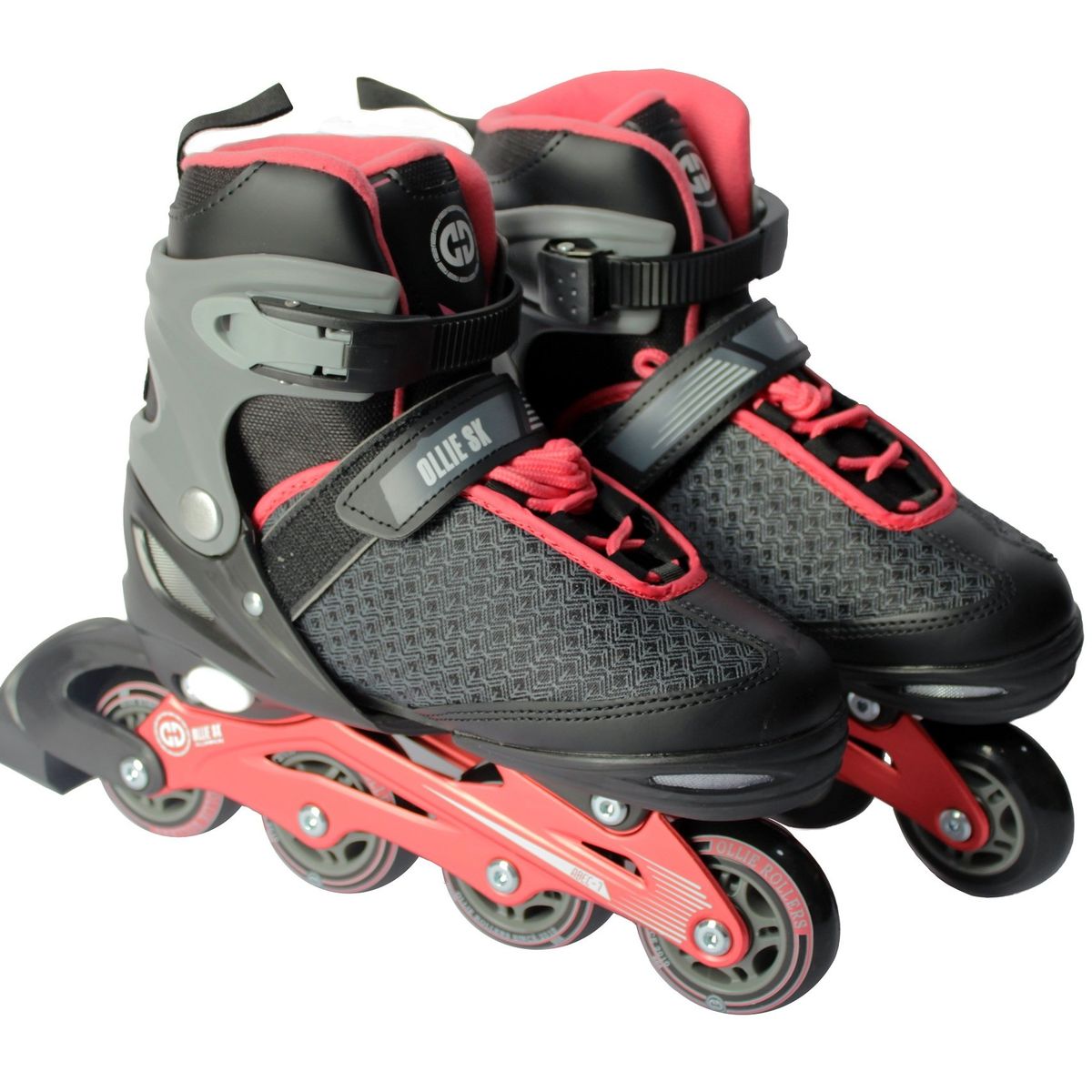 OLLIE - Patines Ollie Lineales Regulable Medium Coral 34-37