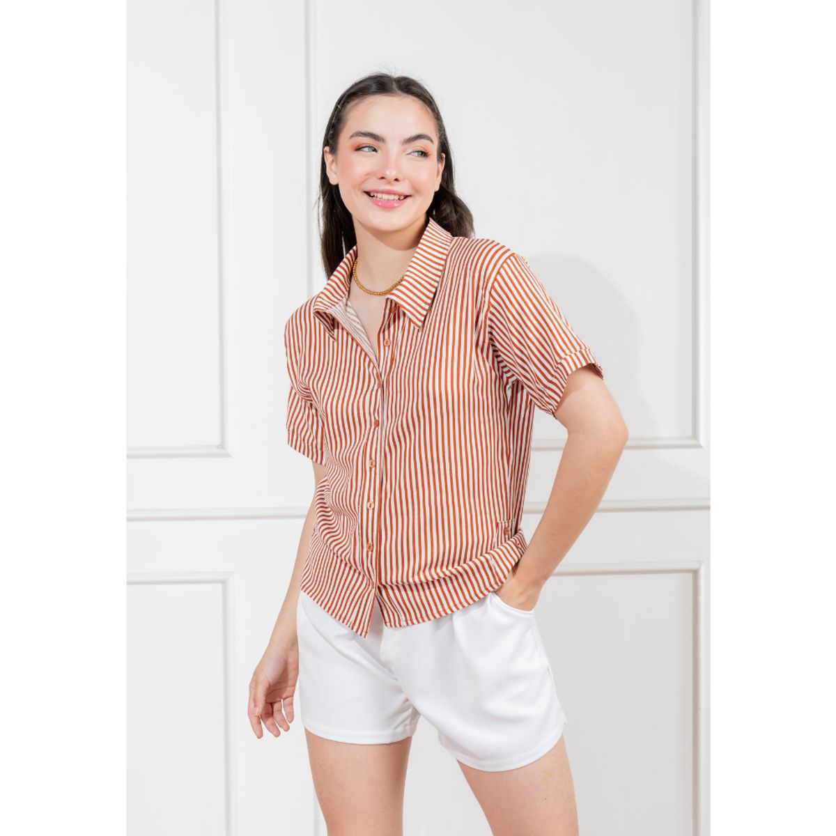 GENERICO - Blusa Casual Mujer manga corta