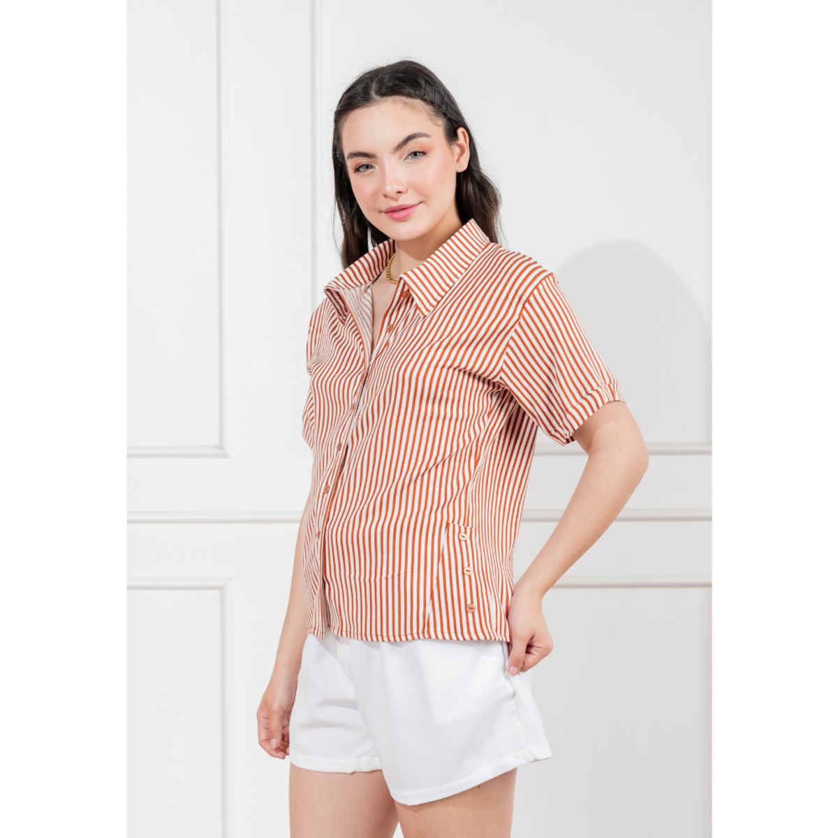 GENERICO - Blusa Casual Mujer manga corta