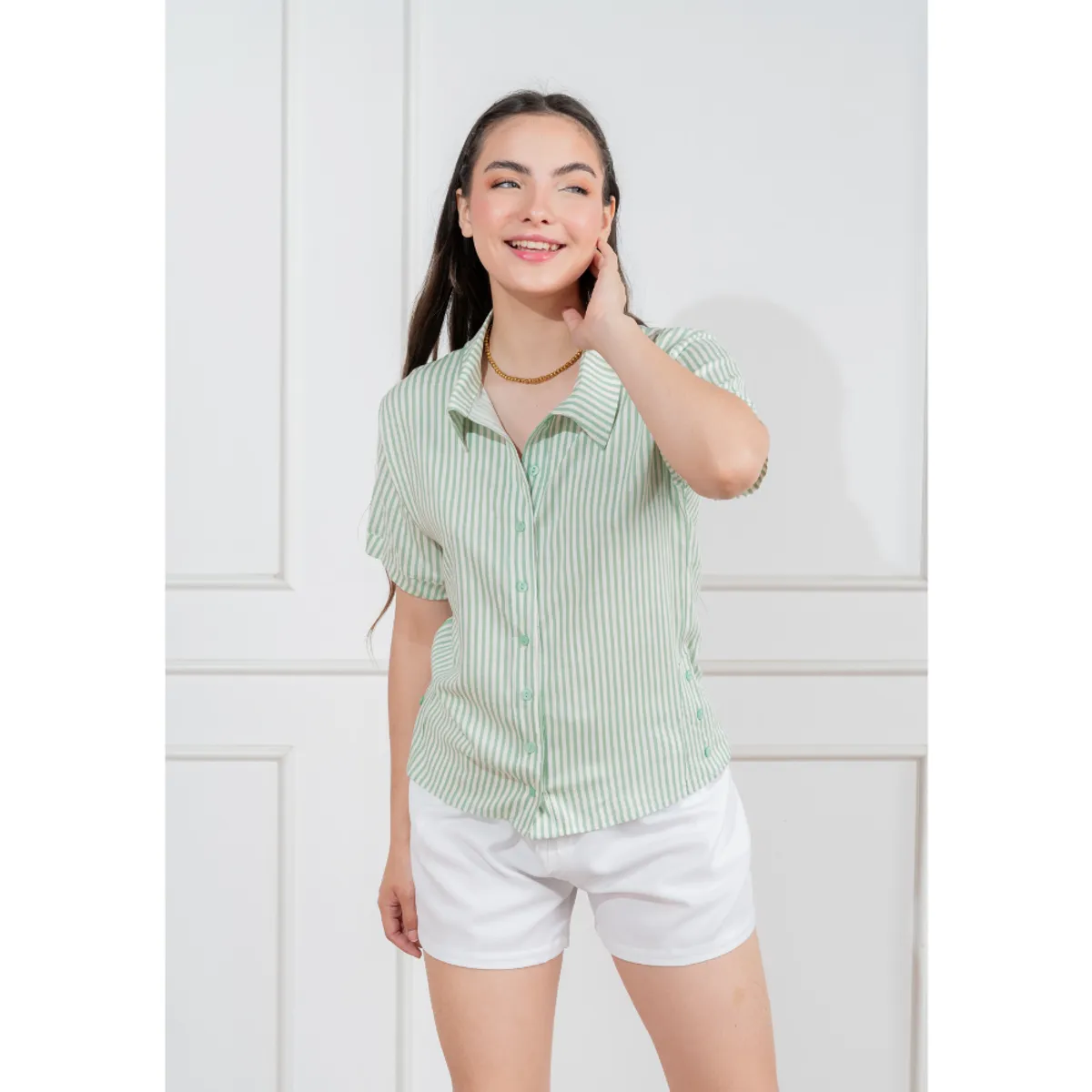 GENERICO - Blusa Casual Mujer manga corta