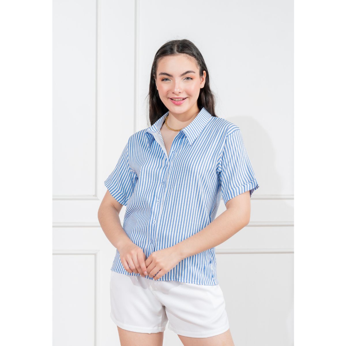 GENERICO - Blusa Casual Mujer manga corta