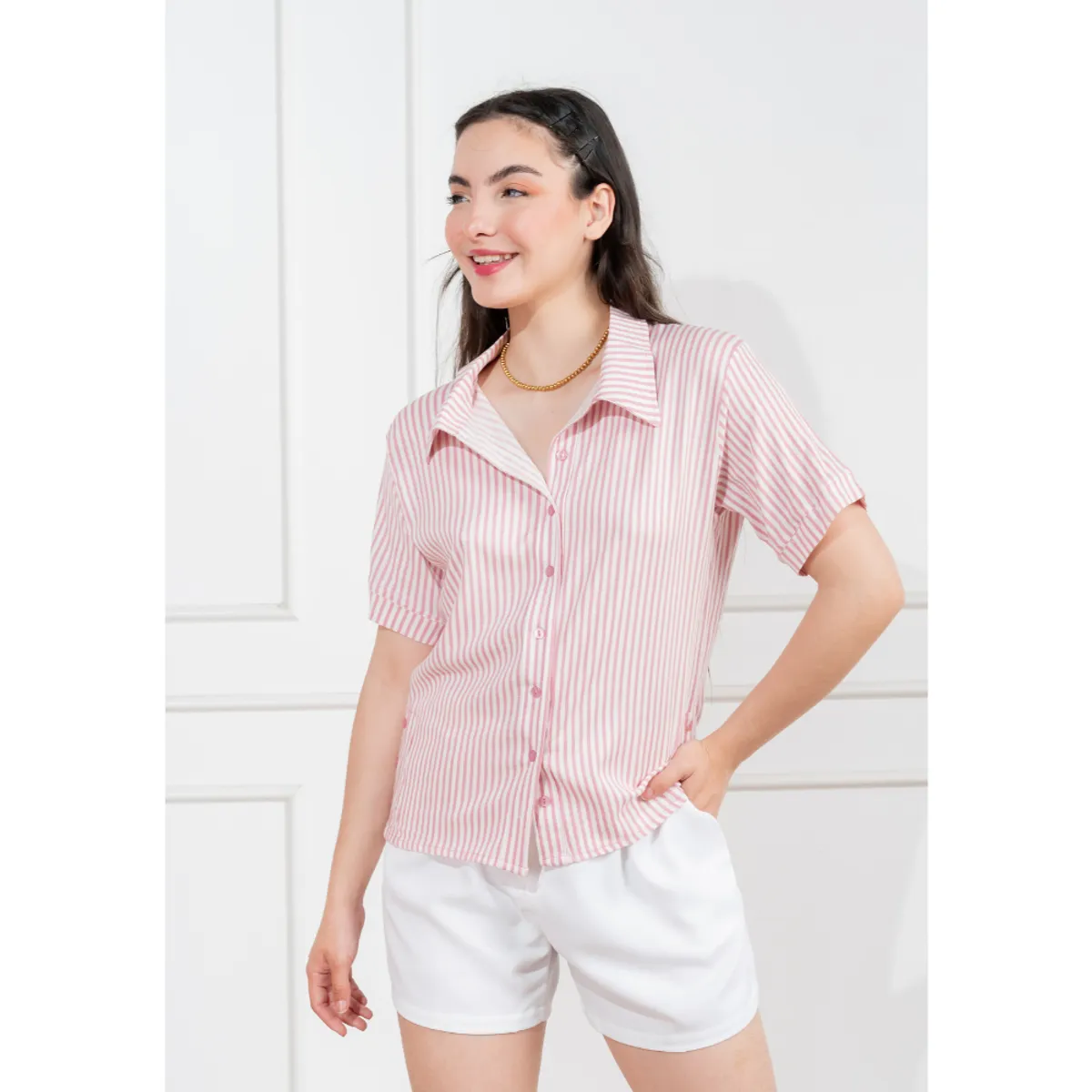 GENERICO - Blusa Casual Mujer manga corta