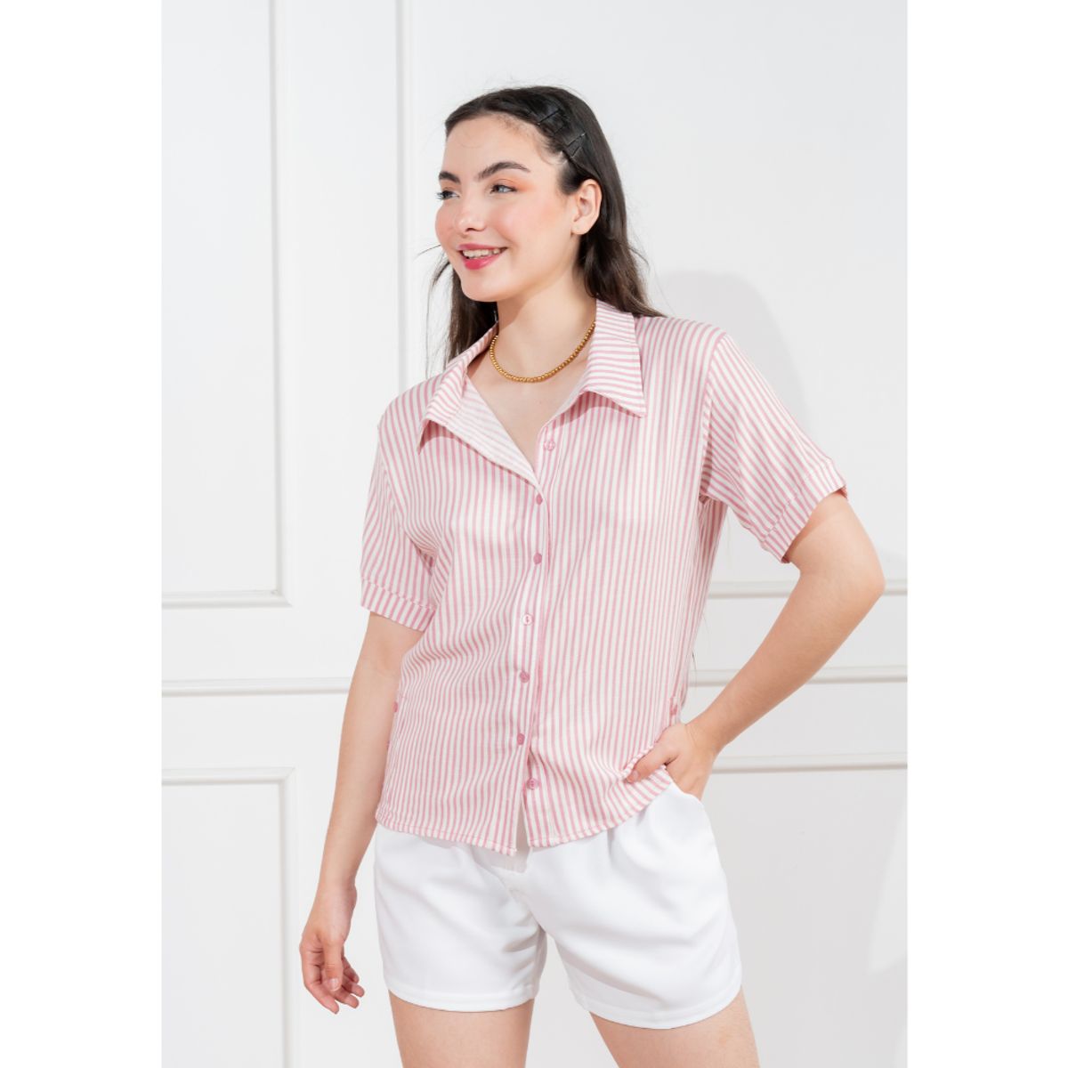 GENERICO - Blusa Casual Mujer manga corta