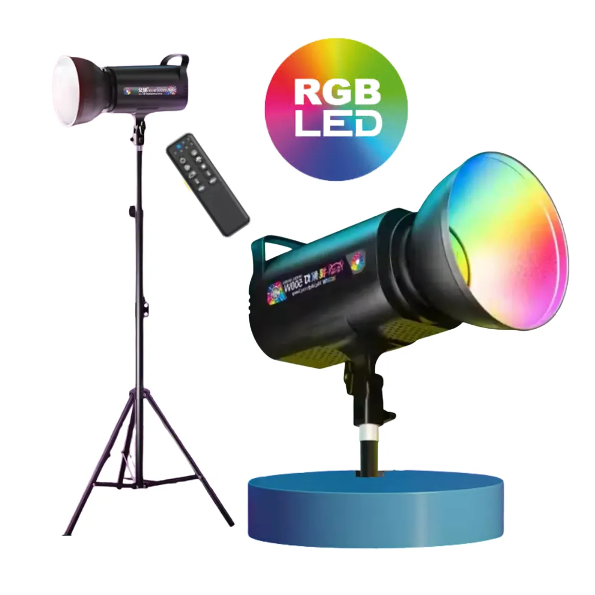 SEISA - Kit de Luces Fotograficas Luz RGB 500W Iluminacion Led Fotografia