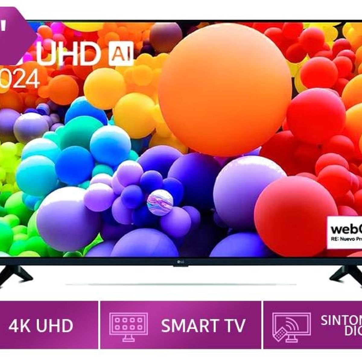 LG - TELEVISOR LG 65' SMART TV LED 4K UHD THINQ AI 65UT7300PSA MODELO 2024