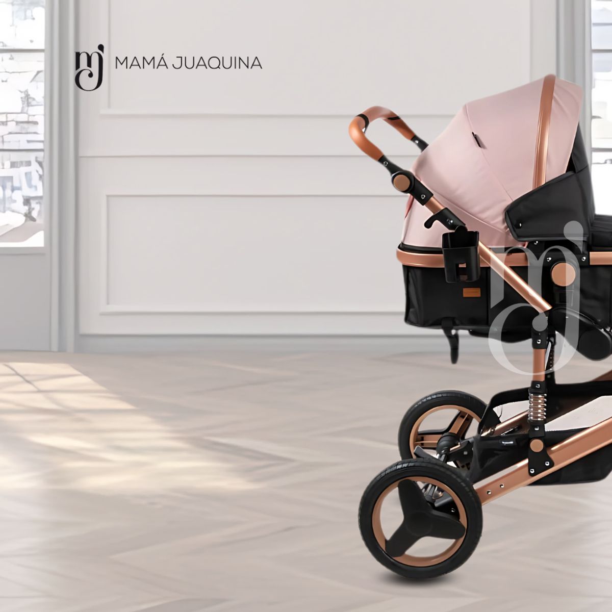 KIDS - Coche Moisés de Lujo «SAGITA» Edición Limitada Pink