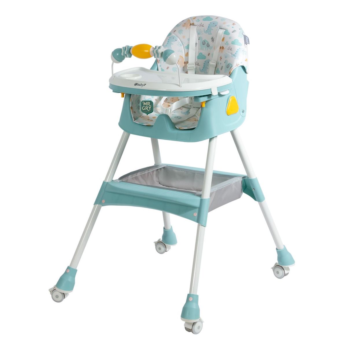 EBABY - Nueva Silla de Comer Ebaby Plegable LULU 631-1 Verde