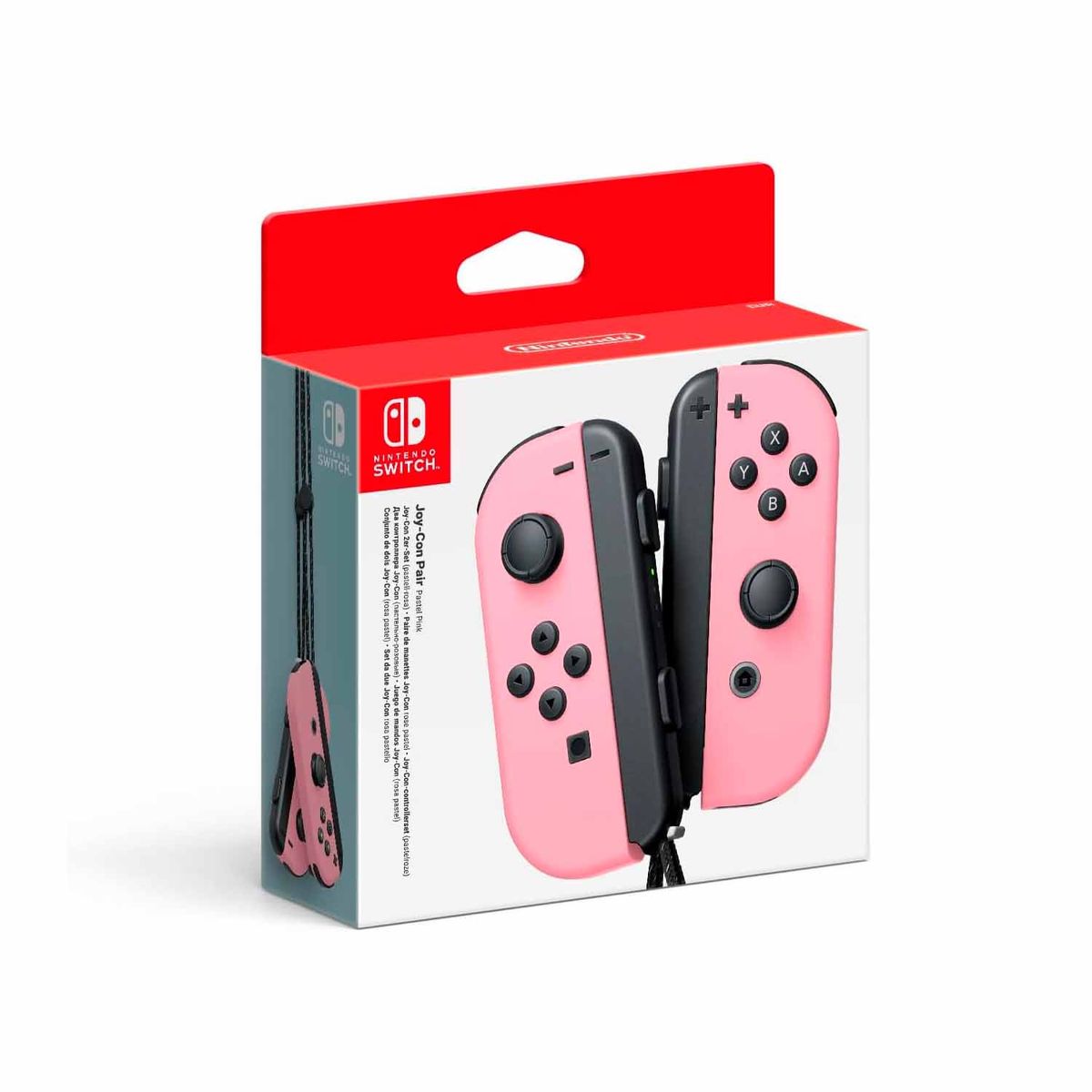 QUEST - Controles Joy-Con LR Nintendo Switch Rosado Pastel